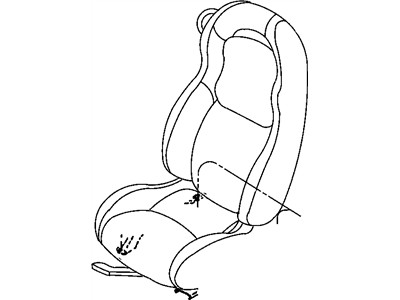 Dodge SN611X9AA Seat Back