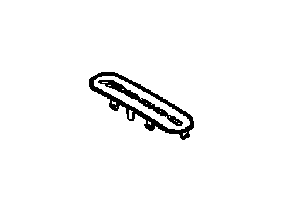 Mopar 1WQ00DX9AA Nameplate 1WQ00DX9AA Mopar Nameplate Illustration 1 of 1