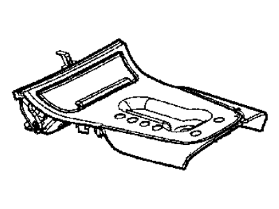 Chrysler SG301K9AB BEZEL Console Shifter