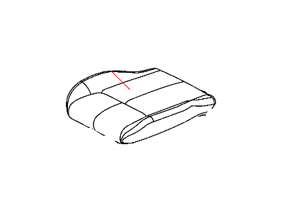 Jeep 1TN25DX9AA COVER Front Seat Cushion