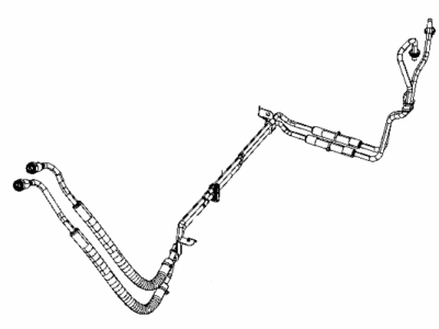 Ram 68430014AB HOSE AND TUBE Oil Cooler Pressure and Return