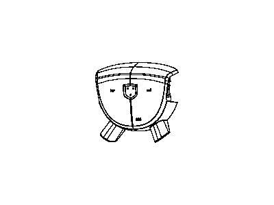 Mopar YT70ZJ8AA Cover Air Bag Module