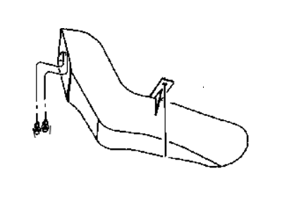 Mopar 5029992AB Air Duct Brake Cooling Right