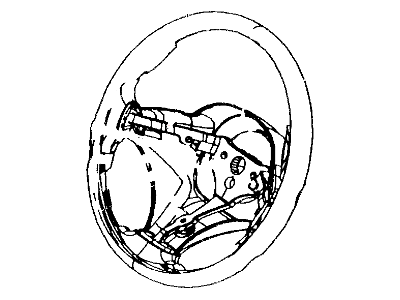 2002 Dodge Viper Steering Wheel - PB411UC