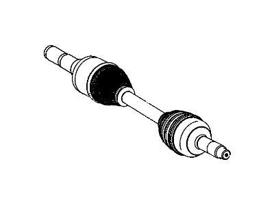 Mopar R2104590AA Shaft Axle Half R2104590AA Mopar Shaft Axle Half Illustration 1 of 1