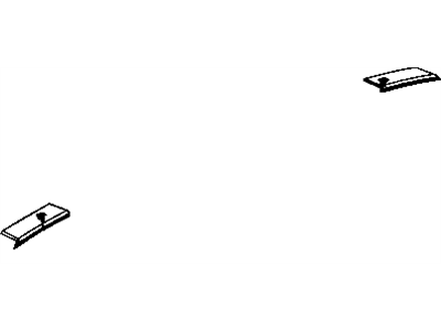 Mopar 1HP29DX9AA Molding Windshield 1HP29DX9AA Mopar Molding Windshield Illustration 1 of 1
