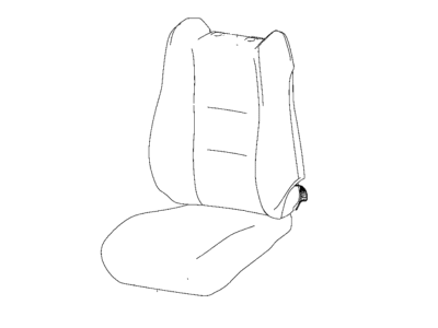 Jeep 7FL12LA3AA COVER Front Seat Back