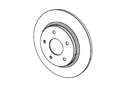 Chrysler 2AMV3507AA ROTOR Brake Rear