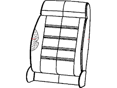 Jeep 5PC80JRRAA COVER Front Seat Back