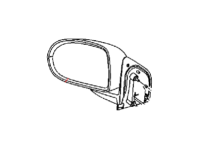 Jeep 5155457AH MIRROR Outside Rearview