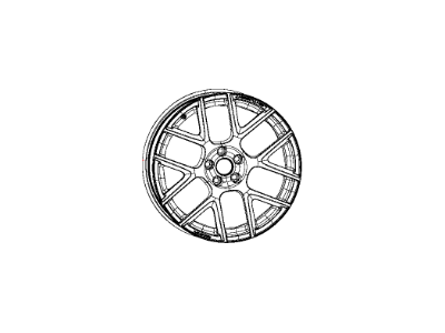 Dodge 5RN84VXWAC WHEEL Aluminum