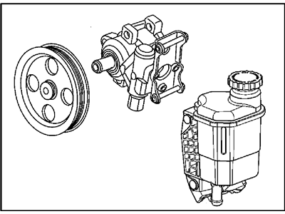 R8034326AB Mopar Pump And Pulley Power Steering Illustration 1 of 1