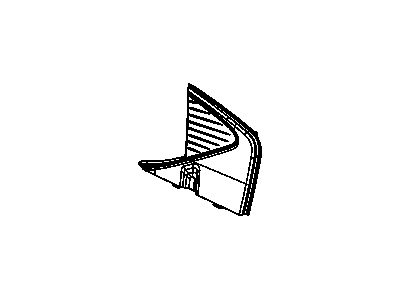 Chrysler 1CJ54XDVAE Bezel