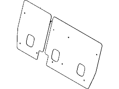 Jeep 68086216AA PANEL Seat Back