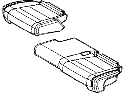 Mopar 1TN60BD3AA Cover Rear Seat Cushion