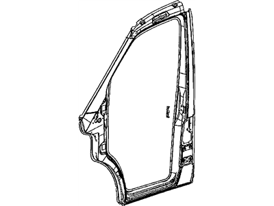 Dodge 68008452AA APERTURE Body Side Door