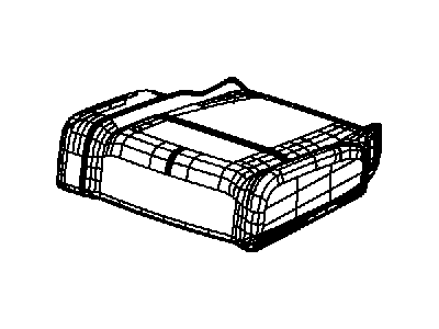 Dodge 1UM33GT5AA COVER Rear Seat Cushion