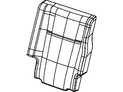 Dodge 1UQ89DX9AA COVER Rear Seat Back