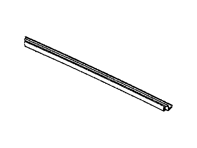 Jeep 5067762AA WEATHERSTRIP Front Door Belt Inner