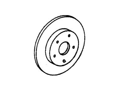 Mopar V5018184AA Rotor, Rear Disc Brakes