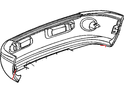 Dodge 5013818AD FASCIA Front Primed