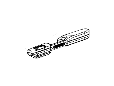 Mopar 6EE802X9AB Armrest Front Door Trim