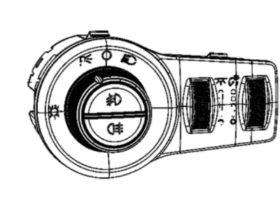 Jeep 68156031AA SWITCH Headlamp