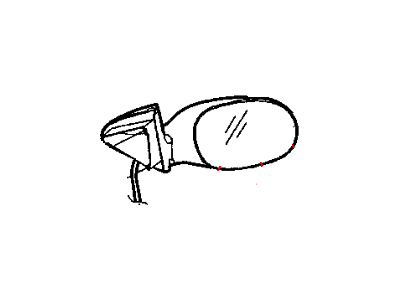 Chrysler 4805944AA MIRROR Outside, Rearview, Electric, Heated