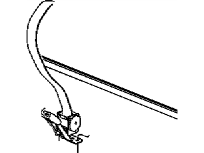 Mopar 5KQ371DVAA Seat Belt Rear Inner