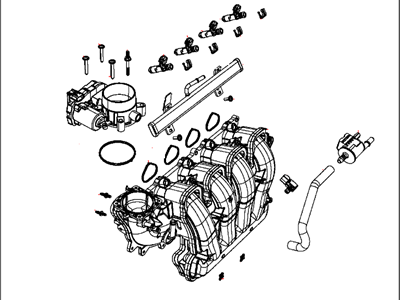 Mopar 5047441AH Manifold Intake Kit Engine