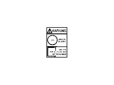Dodge 5121162AA Warning Label