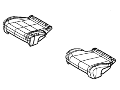 Mopar 6QK12LR9AA Cover Rear Seat Cushion 2ND Row Mopar 6QK12LR9AA Cover Rear Seat Cushion 2ND Row