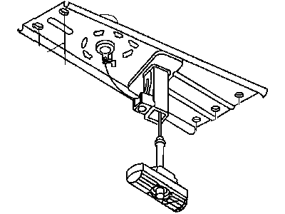 5109030AE Mopar Winch Spare Tire Carrier Illustration 1 of 1