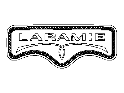 Mopar 55077670AB Nameplate [Laramie]