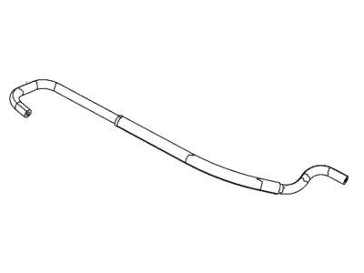 Mopar 4581820AC Hose Brake Booster Vacuum 4581820AC Mopar Hose Brake Booster Vacuum Illustration 1 of 1