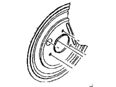 Mopar 5015139AA Shield Brake Mopar 5015139AA Shield Brake