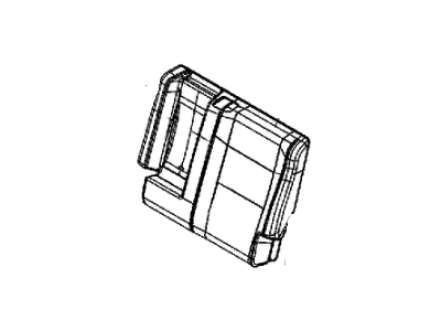 Jeep 6KF25DX9AA COVER Rear Seat Back Left