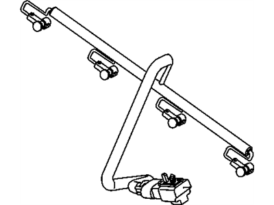 68027381AB Mopar Wiring Glow Plug Illustration 1 of 1