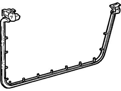 Mopar 55177258AB Weatherstrip, Front Door