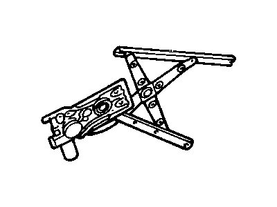 Mopar 5012545AC Motor Window Regulator