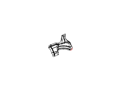 Mopar 53034103AA Shield Exhaust Manifold 53034103AA Mopar Shield Exhaust Manifold Illustration 1 of 1