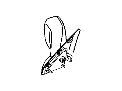 Mopar 55077925AC Mirror Outside Rearview Power Mopar 55077925AC Mirror Outside Rearview Power