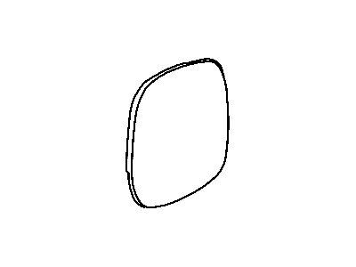 Dodge 5101860AA Mirror Glass