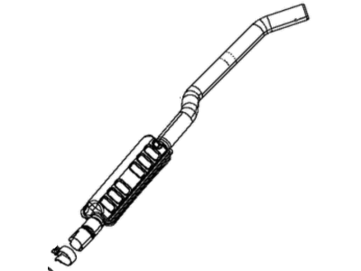 Jeep 68202900AD RESONATOR AND PIPE Exhaust