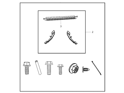 Mopar 82214501AB Running Board Kit Full Mopar 82214501AB Running Board Kit Full