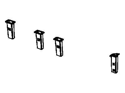 Jeep 68003645AD TAPE KIT Foam Used on item #13 frame