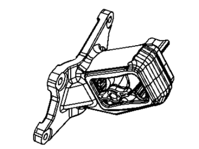 Jeep 52060191AD ISOLATOR Engine Mount Right Side