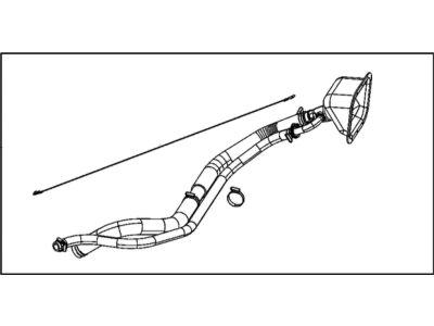 68175322AE Mopar Tube Fuel Filler Illustration 1 of 1