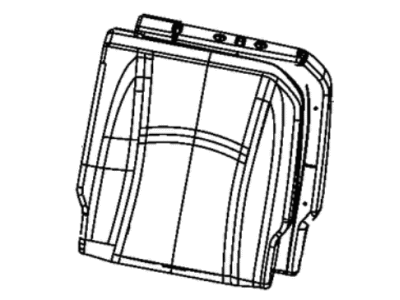 Ram 6XL61LA8AA COVER Rear Seat Back Left