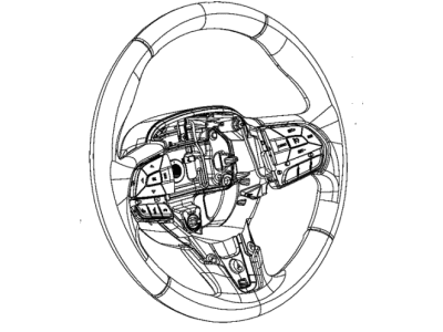 Mopar 6EQ08DX8AB Wheel Steering Mopar 6EQ08DX8AB Wheel Steering